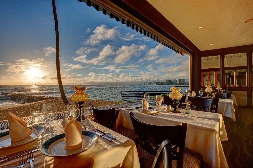 ハワイのオアフ島に位置する絶景レストラン